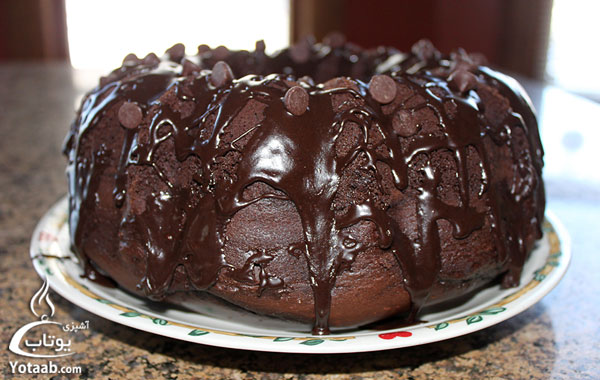 کیک فوری شکلاتی (quick mix chocolate cake)